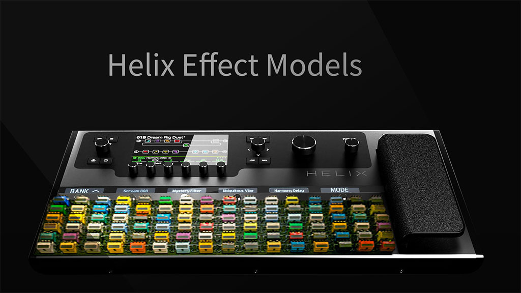 Line 6 Helix Effect Models | List with all effect models in Helix
