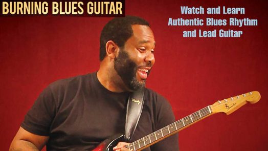 Burning Blues Guitar Watch and Learn Authentic Blues Rhythm and Lead Guitar by Kirk Fletcher