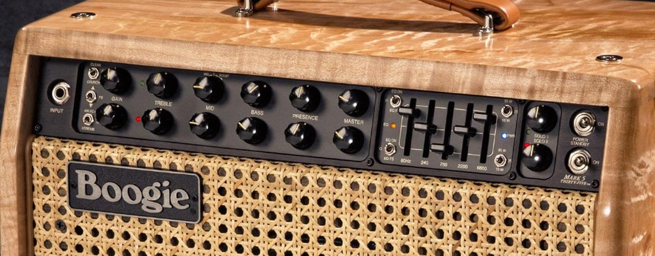 Mark Five 35 - New Amp from Mesa Boogie. Compact 1x12 Combo and Head feature the addition of 4xEL84 power