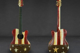 U2 Oliver Jeffers Emerald Guitars