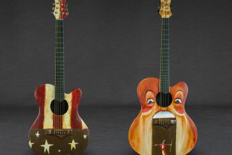 U2 Oliver Jeffers Emerald Guitars