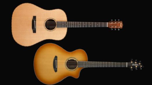 Breedlove Stringed Instruments and Bedell Guitars give guitars away to dealers at NAMM