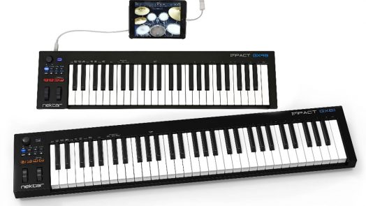 Nektar introduce new Impact GX49 and GX61 USB MIDI Controller Keyboards