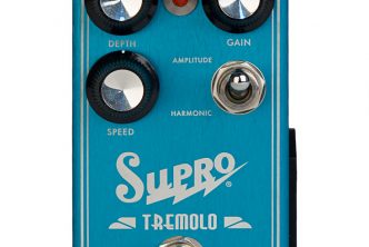 Supro releases Analog Harmonic Tremolo pedal