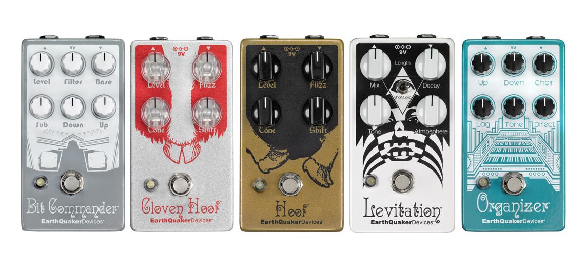 EarthQuaker Devices to Release V2 Updates of Hoof, Cloven Hoof, Bit Commander, Organizer, and Levitation