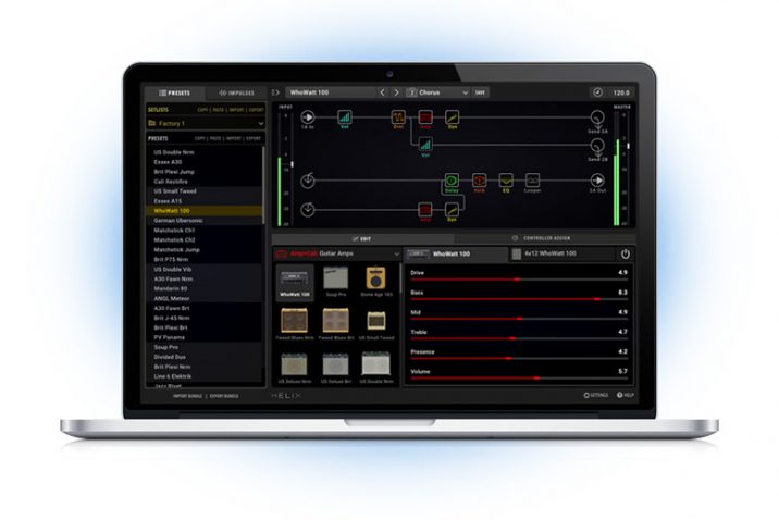 Line 6 Introduces the New Helix Native Guitar Amp and Effects Modeling Plug-In