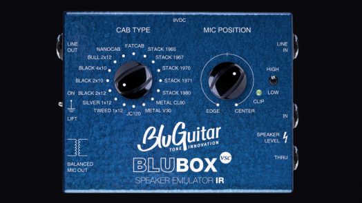 BluGuitar BluBOX Virtual Speaker Collection available at Dealers worldwide