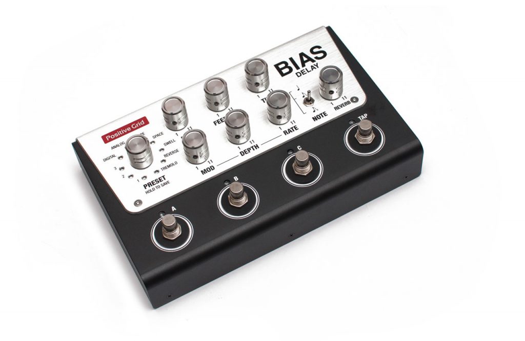 Positive Grid Announces BIAS Delay Pedal – The World’s First Cross-Platform Hardware Delay Pedal