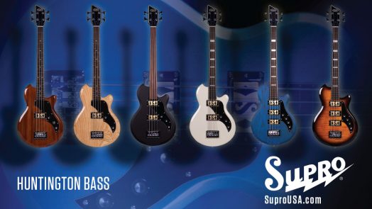 Supro launches the Huntington bass at Summer NAMM