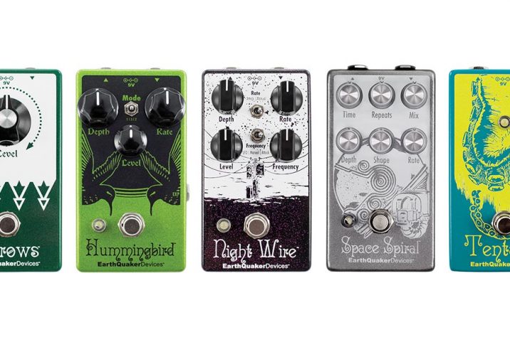 EarthQuaker Devices to Release Updates to Arrows, Hummingbird, Night Wire, Space Spiral, and Tentacle