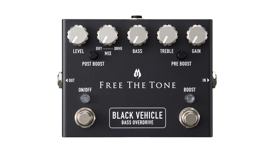 FREE THE TONE BV-1V “BLACK VEHICLE” Bass Overdrive