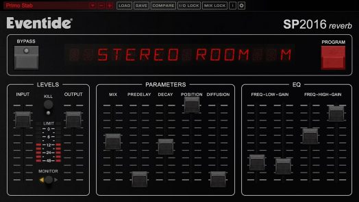 Eventide SP2016 Reverb Plug-In