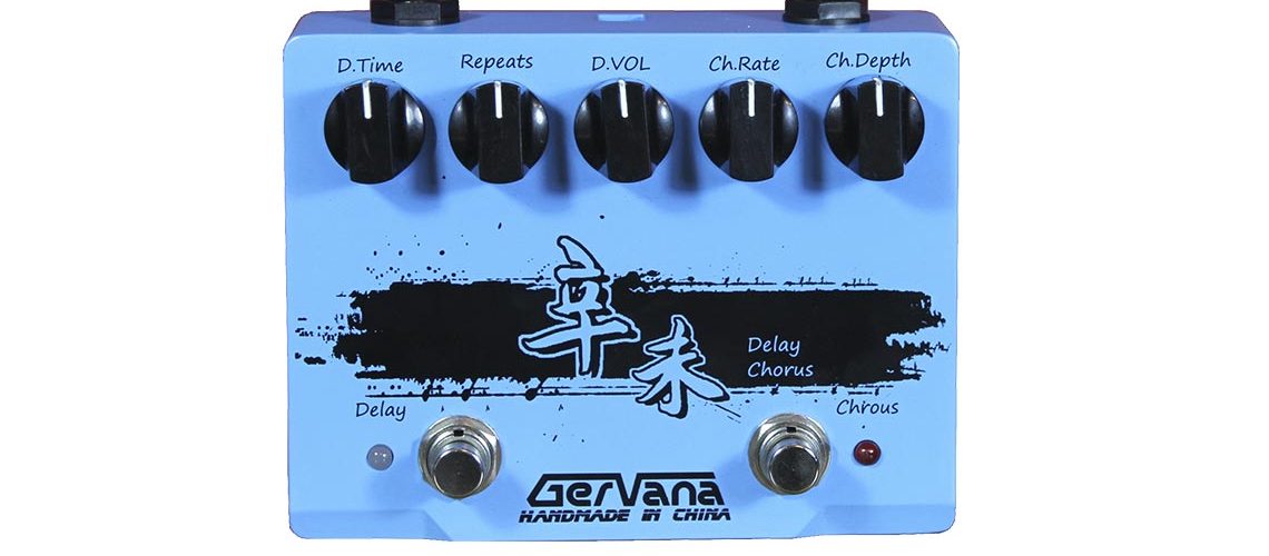 Gervana Xin Wei Delay and Chorus Pedal
