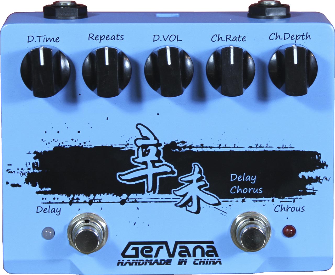 Gervana Xin Wei Chorus and Delay Pedal | Two effects in one pedal