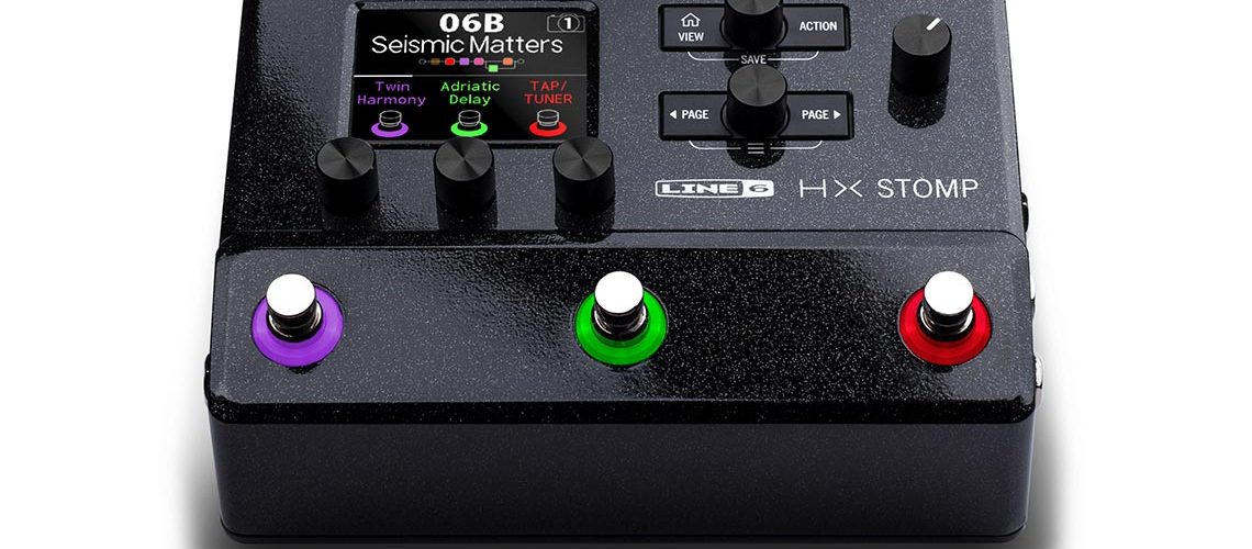 Line 6 HX Stomp Guitar Pedal | Helix amps, cabs, and effects
