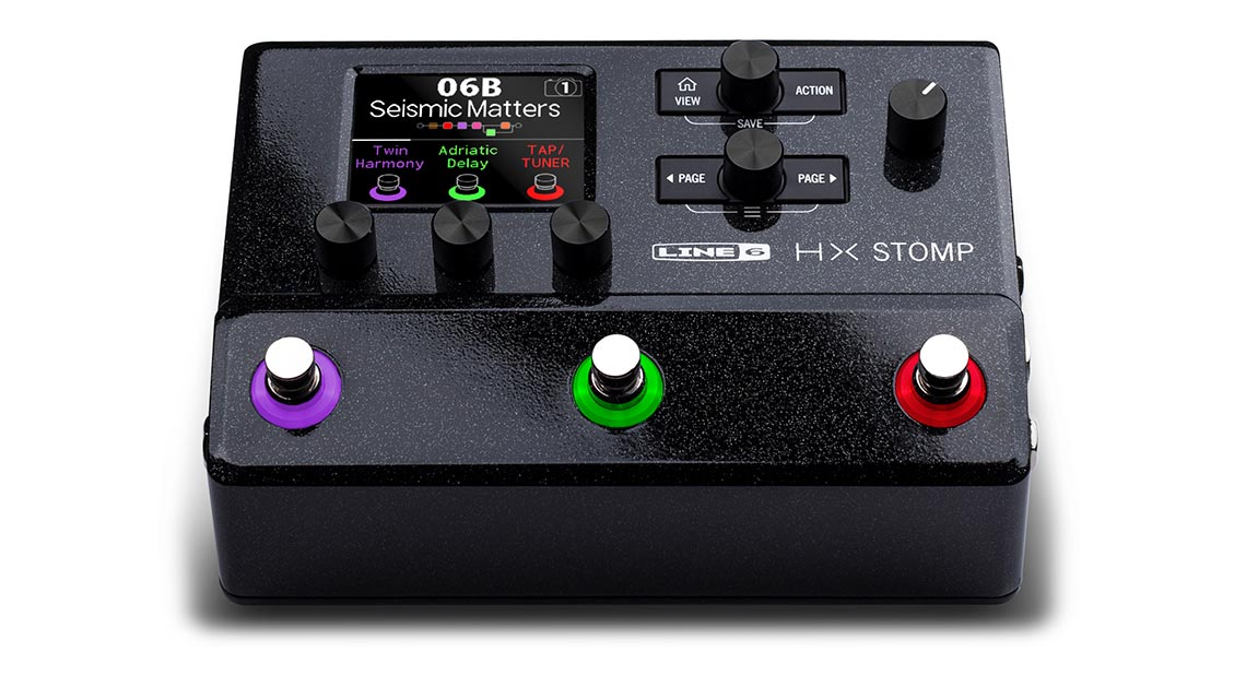 Line 6 HX Stomp Guitar Pedal | Helix amps, cabs, and effects
