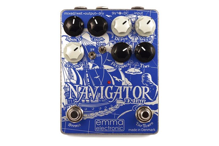 EMMA Electronic releases ND-1 Navigator Hybrid Delay pedal
