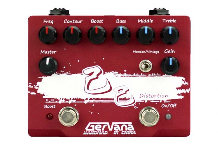 Gervana introduces the new Ji Si Distortion Pedal with Boost