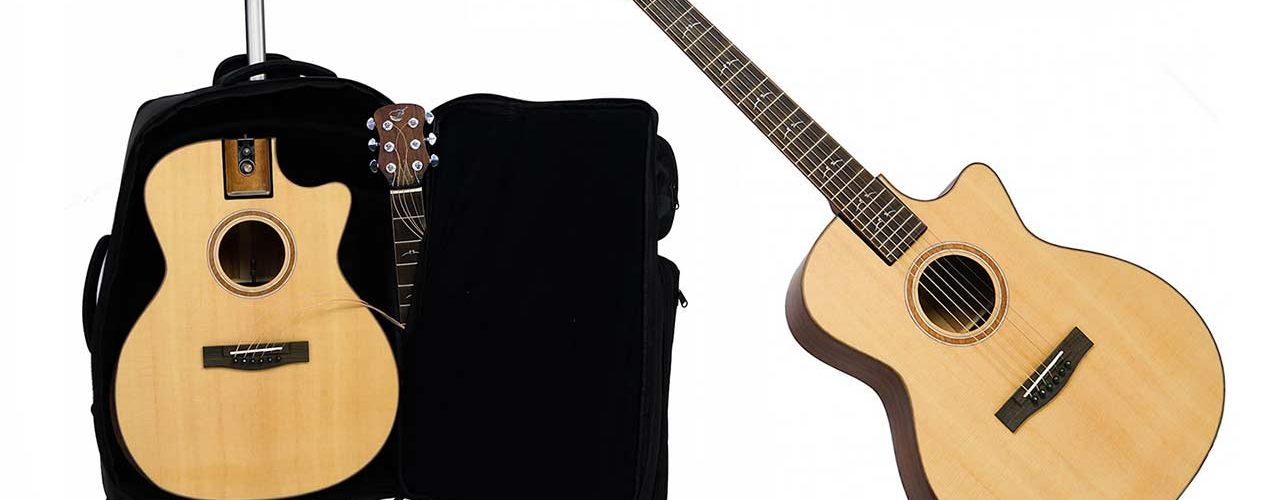 Journey travel guitars - Collapsible Guitar in a Carry-On Roller Bag