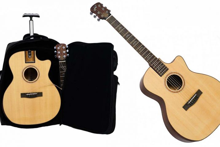 Journey travel guitars - Collapsible Guitar in a Carry-On Roller Bag