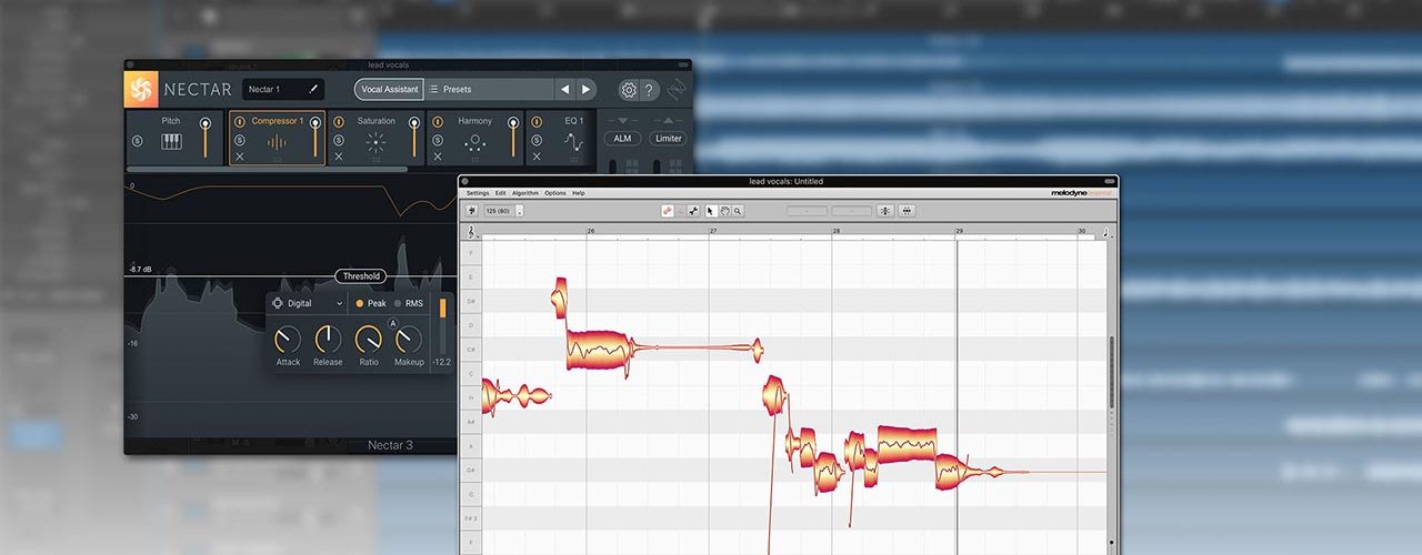 Melodyne essential bundled with iZotope Nectar