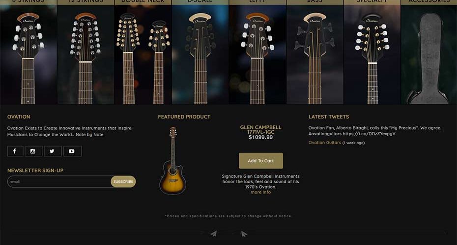 Ovationguitars.com Is Revised For 2019 And Beyond