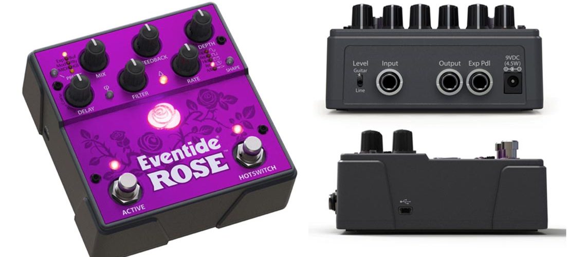 Eventide Rose Delay stomp box effects pedal