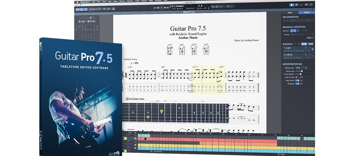 New Guitar Pro 7.5 features presented at NAMM 2019