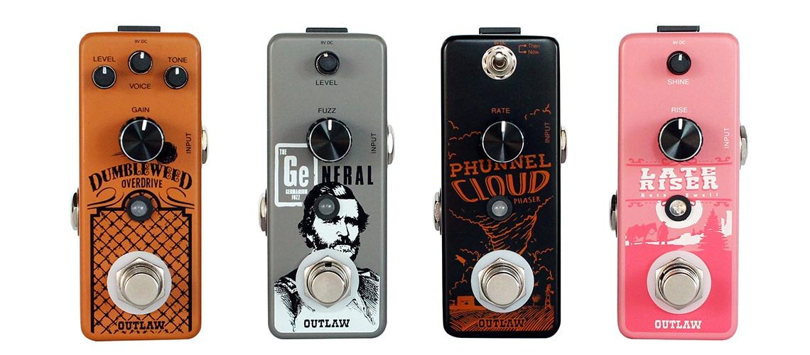 Outlaw Effects Launches Four New Pedals at NAMM 2019