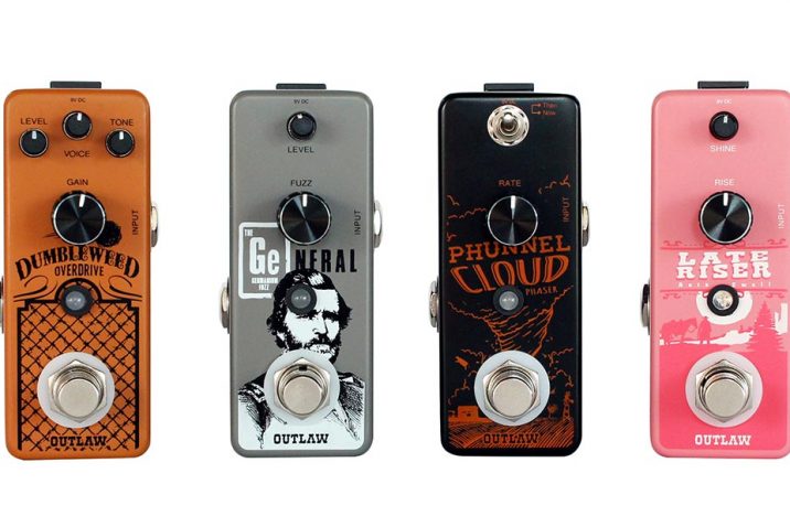 Outlaw Effects Launches Four New Pedals at NAMM 2019