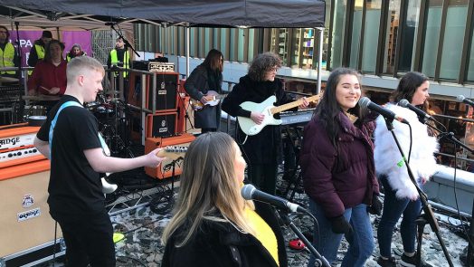 Recreation Of Iconic Beatles Rooftop Gig Uses Orange Amplification