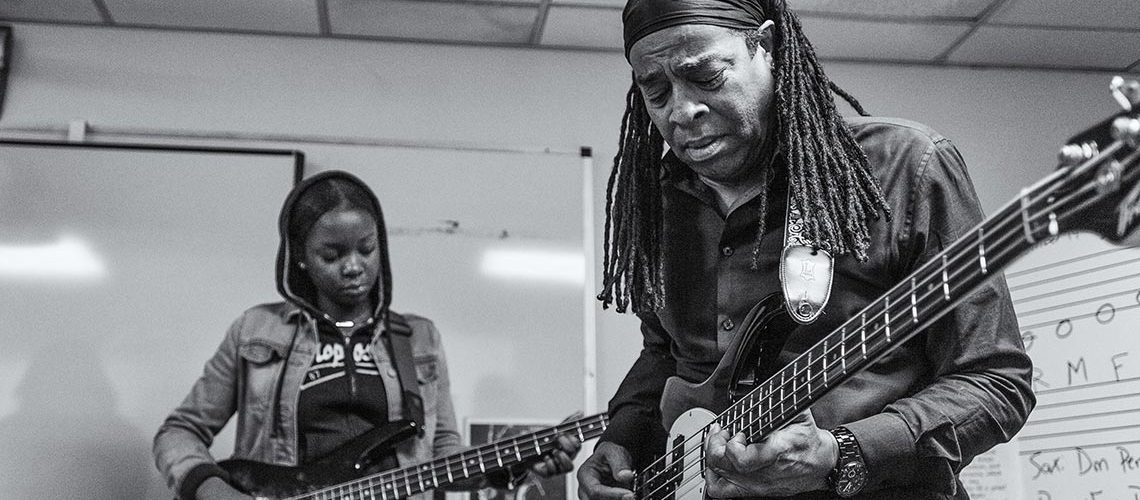 Living Colour’s Doug Wimbish Pays It Forward with Peavey® Instrument Donation to Local School