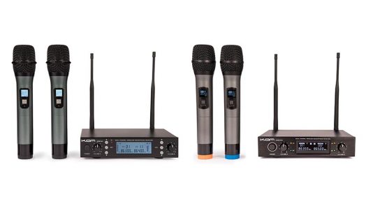 KAM launch two new professional handheld, KWM multi-channel UHF wireless microphone systems.