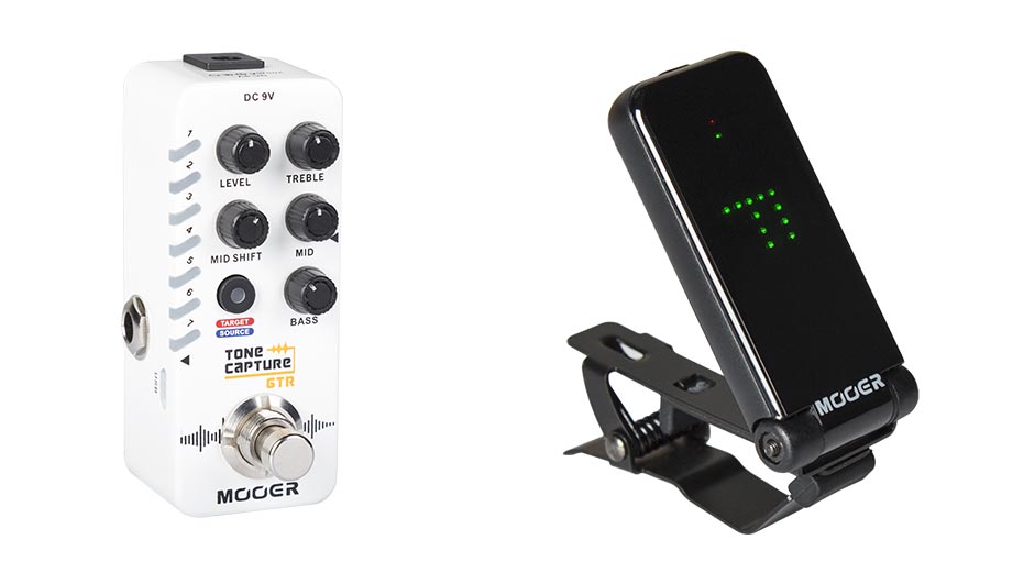 New Tone Capture Micro Pedal and CT01 Tuner From MOOER