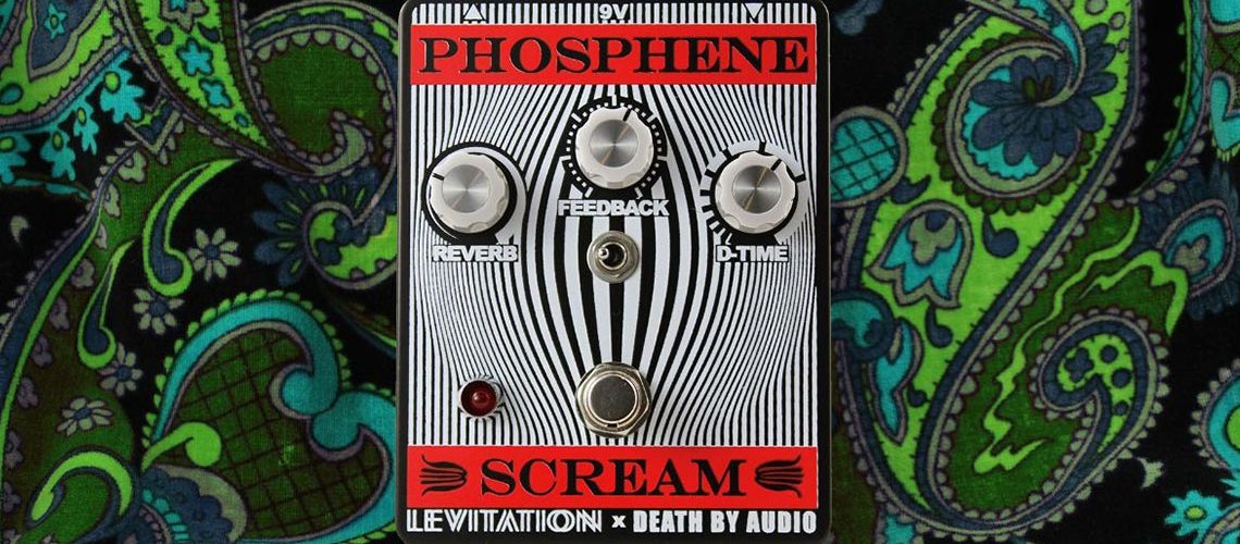 Death By Audio Effects Phosphene Scream Reverb & Delay Effects Pedal Limited-Edition