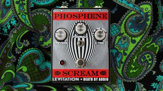 Death By Audio Effects Phosphene Scream Reverb & Delay Effects Pedal Limited-Edition