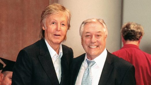 Paul McCartney Makes Orange Amplification’s Cliff Cooper LIPA Honoured Friend