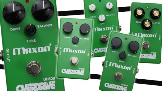 Maxon Introduces Limited Edition 40th Anniversary OD808 Overdrive Models