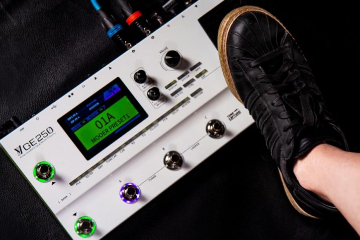 MOOER Audio introduces the GE250 Multi-Effects Processor