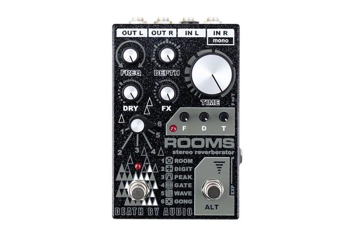 Death By Audio Effects Pedals ROOMS Stereo Reverberator