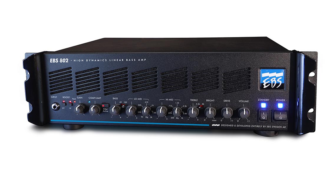 The Ebs 802 High Dynamics Linear Bass Amp At The Namm Show 2020