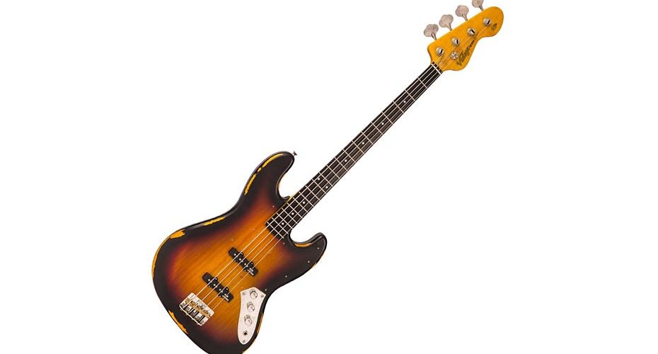 Vintage VJ74 ICON Bass now available in fretted Sunset Sunburst