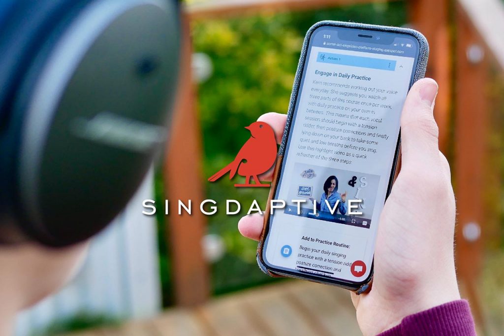 Singdaptive Adaptive Learning Platform for Singing Musician