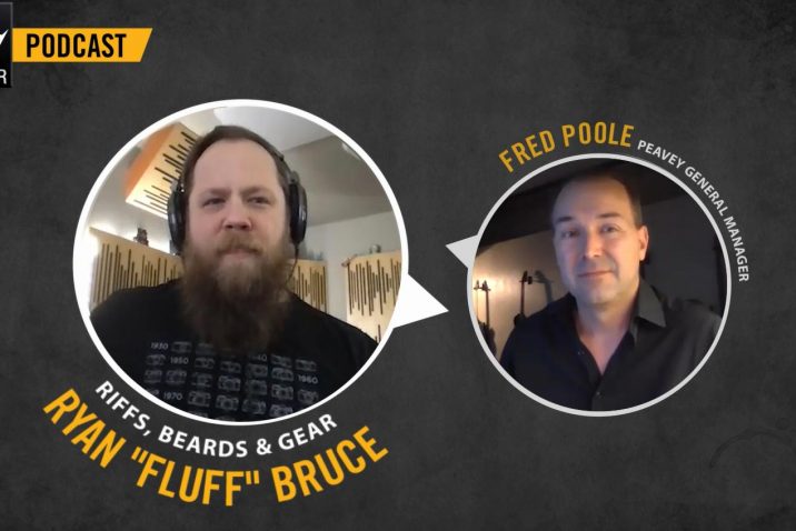 Ryan ‘Fluff’ Bruce Gets Nostalgic in New ‘Peavey Monitor’ Podcast Episode