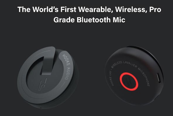 The World's first wearable, wireless Pro-grade Bluetooth Mic