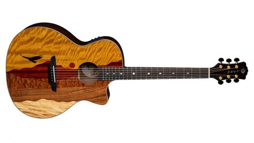 Luna Guitars Vista Eagle Tropical Wood acoustic-electric guitar