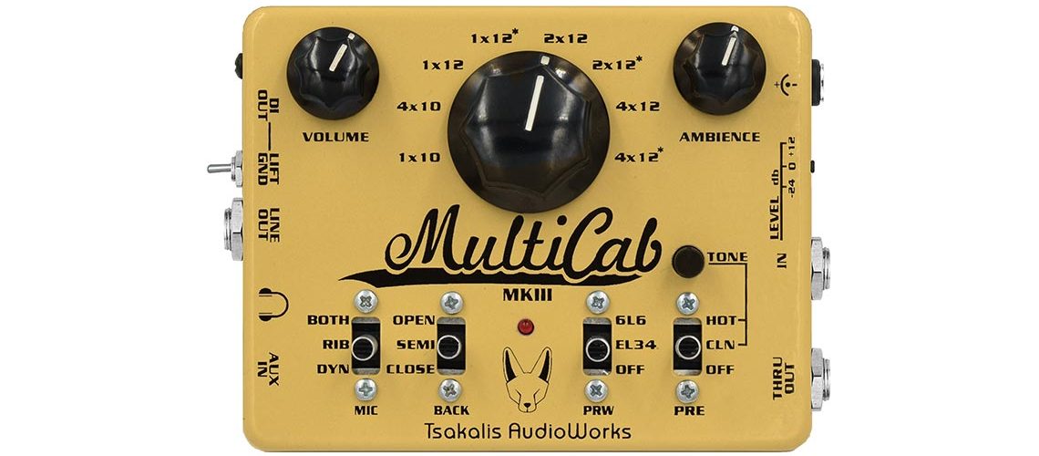 Tsakalis AudioWorks MultiCab MK3 cabinet simulation & preamp