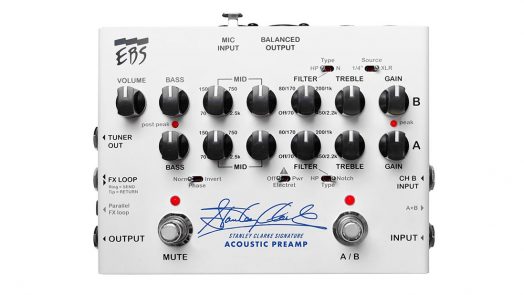 EBS launches a signature Acoustic Preamp with Stanley Clarke