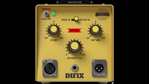 United Plugins DIFIX DI box-emulating Plug-in