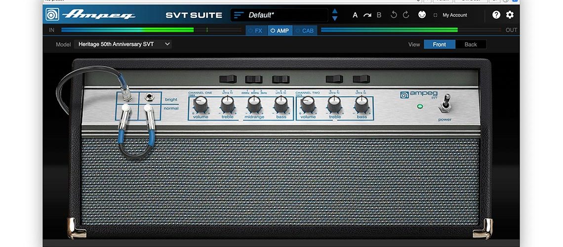 Ampeg SVT Suite bass amplifier plugin